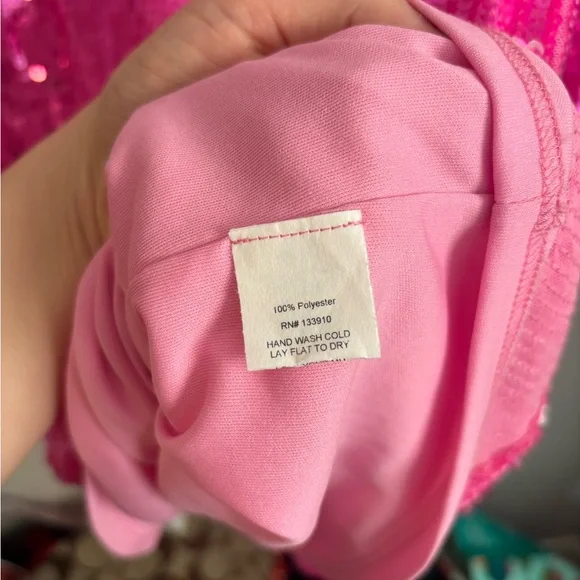 Show Me Your Mumu Pink Maddison Mini Sequin Dress XL - Picture 5 of 7
